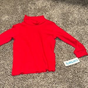 Carter's Vibrant Red Long Sleeve Turtleneck
